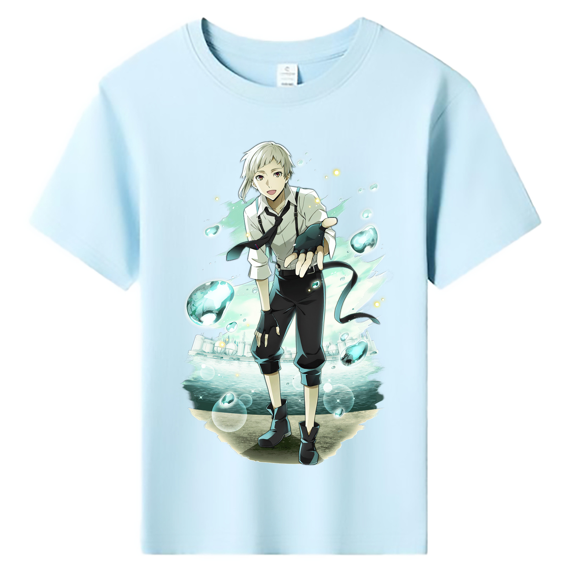 （画像用） 文豪ストレイドッグス Bungo Stray Dogs 綿100％キッズTシャツ（フロントプリント）